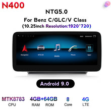 Load image into Gallery viewer, NaviFly 10.25" IPS Screen 8 core Android 10.0 Car GPS Navigation player For Mercedes Benz C Class W205 2014-2018 NTG5.0 With WIF