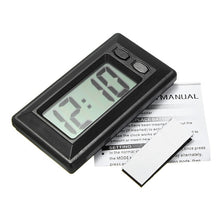 Load image into Gallery viewer, Portable Mini Digital Car Electronic Clock Electronic Watch LCD Display Digital Time Clock For Home Table Automotive Accessories