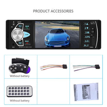 Load image into Gallery viewer, AMPrime Autoradio 4022D 4.1" 1 Din Car Radio Audio Stereo USB AUX FM Audio Player Radio Station With Remote Control Car Audio
