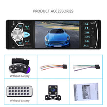 Load image into Gallery viewer, AMPrime Autoradio 4022D 4.1" 1 Din Car Radio Audio Stereo USB AUX FM Audio Player Radio Station With Remote Control Car Audio