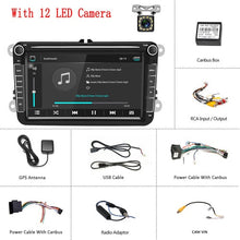 Load image into Gallery viewer, Podofo Android 8.1 2Din Car MP5 Multimedia Video Player GPS Car Radio Auto Radio Stereo 8''Audio For Seat/Skoda/Passat/Golf/Polo