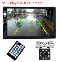Load image into Gallery viewer, Podofo 2 din Car Radio 7" HD Autoradio Multimedia Player 2DIN Touch Screen Auto audio Car Stereo MP5 Bluetooth USB TF FM Camera