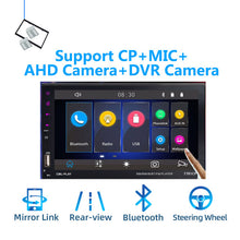 Load image into Gallery viewer, 2 Din Car Radio Bluetooth mirrorlink 2din Car Autoradio 7'' MP5 Player Car Backup Monitor Car Audio For Rearview Camera Remote
