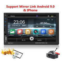 Load image into Gallery viewer, 2 Din Car Radio Bluetooth mirrorlink 2din Car Autoradio 7'' MP5 Player Car Backup Monitor Car Audio For Rearview Camera Remote