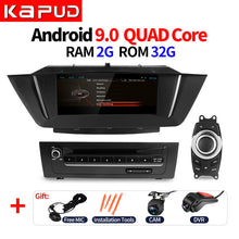Load image into Gallery viewer, Kapud 9'' Android 9.0 4Core ROM 32G car Radio GPS navigation,for BMW X1 E84 2015-2012,Bluetooth,USB SD Stereo Radio,SWC,idrive
