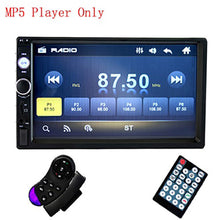 Load image into Gallery viewer, Podofo 2 din Car Radio 7" HD Autoradio Multimedia Player 2DIN Touch Screen Auto audio Car Stereo MP5 Bluetooth USB TF FM Camera
