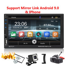 Load image into Gallery viewer, 2 Din Car Radio Bluetooth mirrorlink 2din Car Autoradio 7'' MP5 Player Car Backup Monitor Car Audio For Rearview Camera Remote
