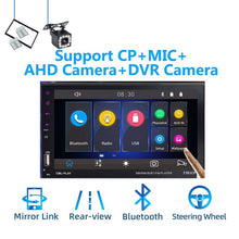 Load image into Gallery viewer, 2 Din Car Radio Bluetooth mirrorlink 2din Car Autoradio 7'' MP5 Player Car Backup Monitor Car Audio For Rearview Camera Remote
