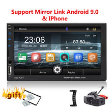 Load image into Gallery viewer, 2 Din Car Radio Bluetooth mirrorlink 2din Car Autoradio 7'' MP5 Player Car Backup Monitor Car Audio For Rearview Camera Remote
