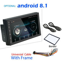 Load image into Gallery viewer, Podofo 2 din Car Radio 2.5D GPS Android Multimedia Player Universal 7" audio Navigation For Volkswagen Nissan Hyundai Kia Toyota
