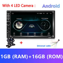 Load image into Gallery viewer, Podofo Android 2 Din Car Radio RAM 2GB+ ROM 32GB Android 7'' 2Din Car Radio Autoradio GPS Multimedia Player For Ford VW Golf

