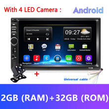 Load image into Gallery viewer, Podofo Android 2 Din Car Radio RAM 2GB+ ROM 32GB Android 7'' 2Din Car Radio Autoradio GPS Multimedia Player For Ford VW Golf
