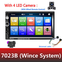 Load image into Gallery viewer, AMPrime Universal 2 din Car Multimedia Player Autoradio 2din Stereo 7" Touch Screen Video MP5 Player Auto Radio Backup Camera
