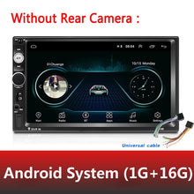 Load image into Gallery viewer, AMPrime Universal 2 din Car Multimedia Player Autoradio 2din Stereo 7" Touch Screen Video MP5 Player Auto Radio Backup Camera
