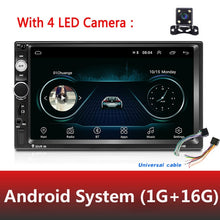 Load image into Gallery viewer, AMPrime Universal 2 din Car Multimedia Player Autoradio 2din Stereo 7" Touch Screen Video MP5 Player Auto Radio Backup Camera
